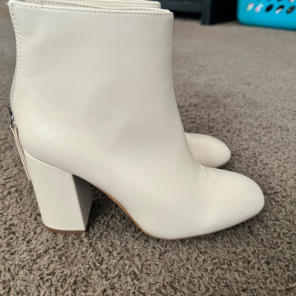 Forever 21 block heel boots.